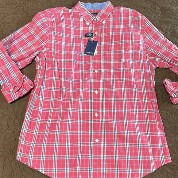 Mens crown n ivy collar button shirt nwt sz m - Picture 1 of 4